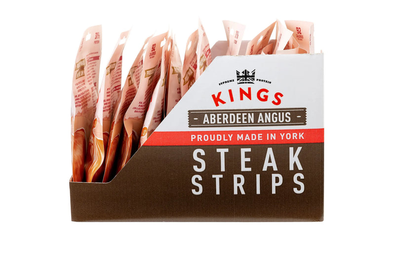 Kings Aberdeen Angus Steak Strips 60g - Case of 16