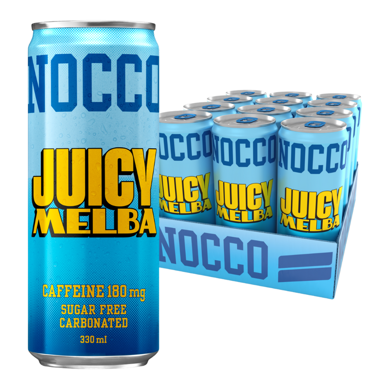 NOCCO Juicy Melba Sugar-Free 330ml - Case of 12