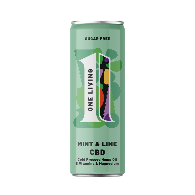 One Living Lime & Mint CBD Drink 250ml - Case of 12