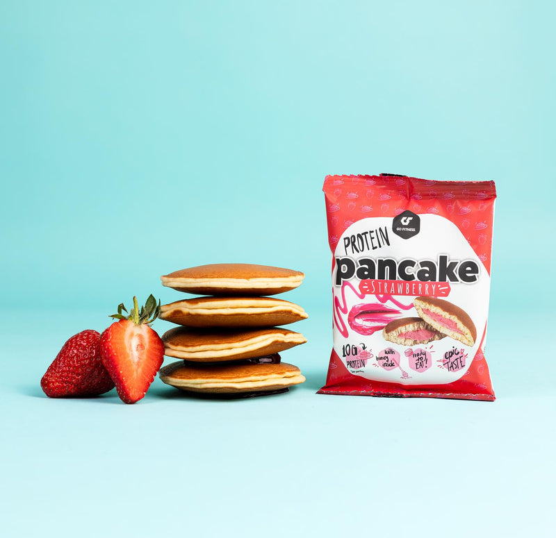Go Fitness Strawberry Flavour Protein Pancake 50g - Case of 12