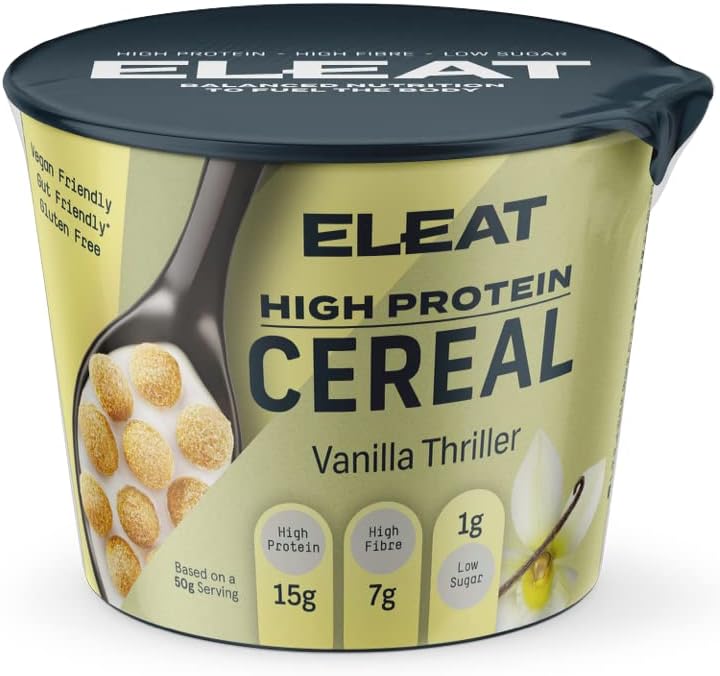 ELEAT Vanilla Flavour High Protein Cereal 50g - Case of 8