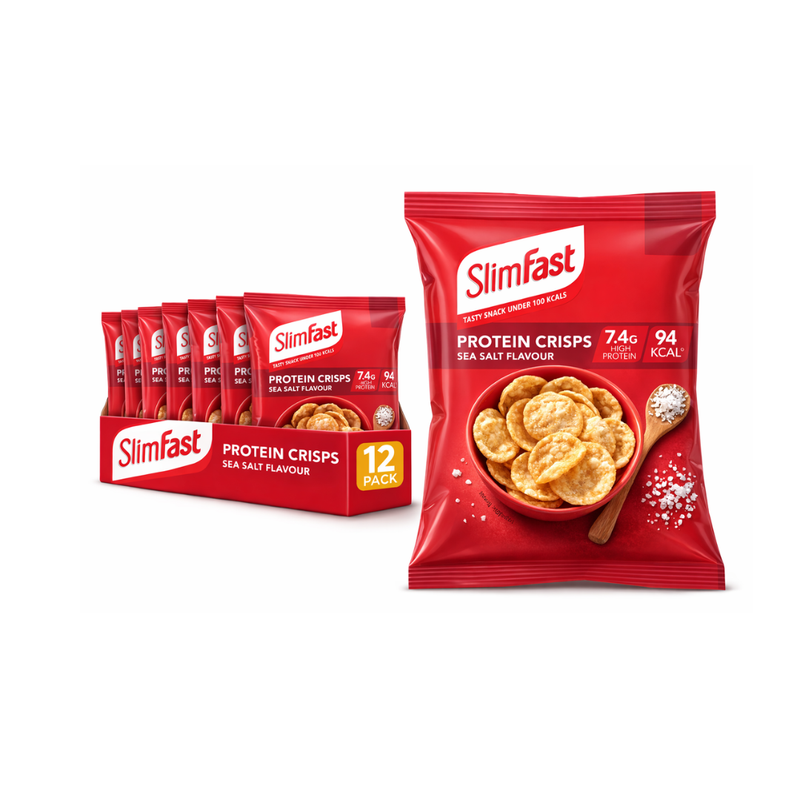 Slimfast Protein Crisps Sea Salt 23g - Case of 12