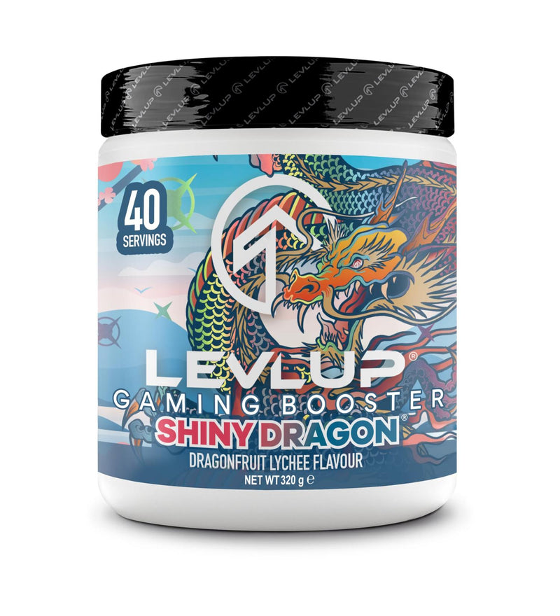 LevlUp Shiny Dragon (Dragonfruit Lychee Flavour) Gaming Booster 320g