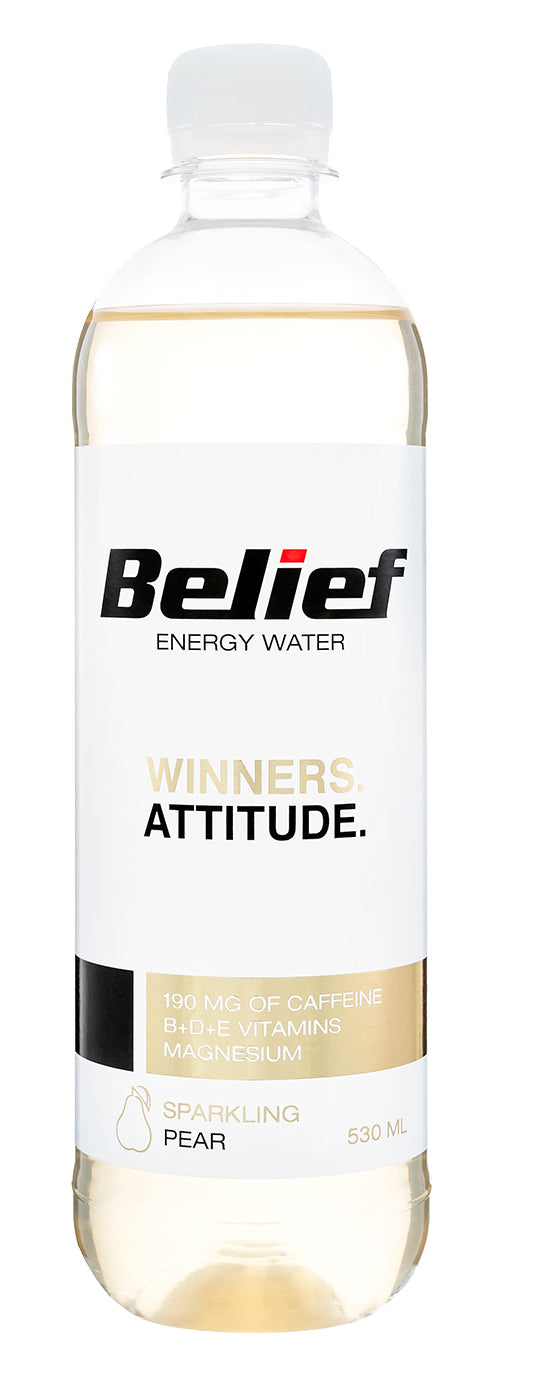 Belief Energy Water Pear 530ml - Case of 12