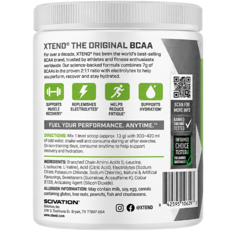 XTEND Original BCAA Powder Smash Apple 30 Servings