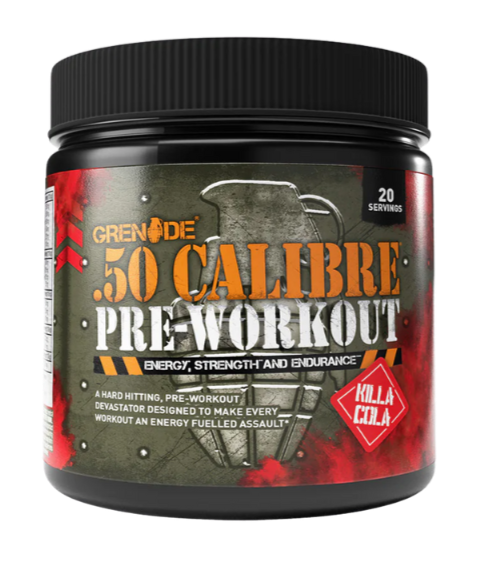 Grenade Cola Flavour .50 Calibre Pre-Workout 232g - 20 servings