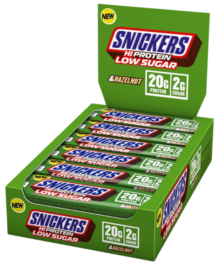 Snickers Hazelnut Hi Protein Bars 57g - Case of 12
