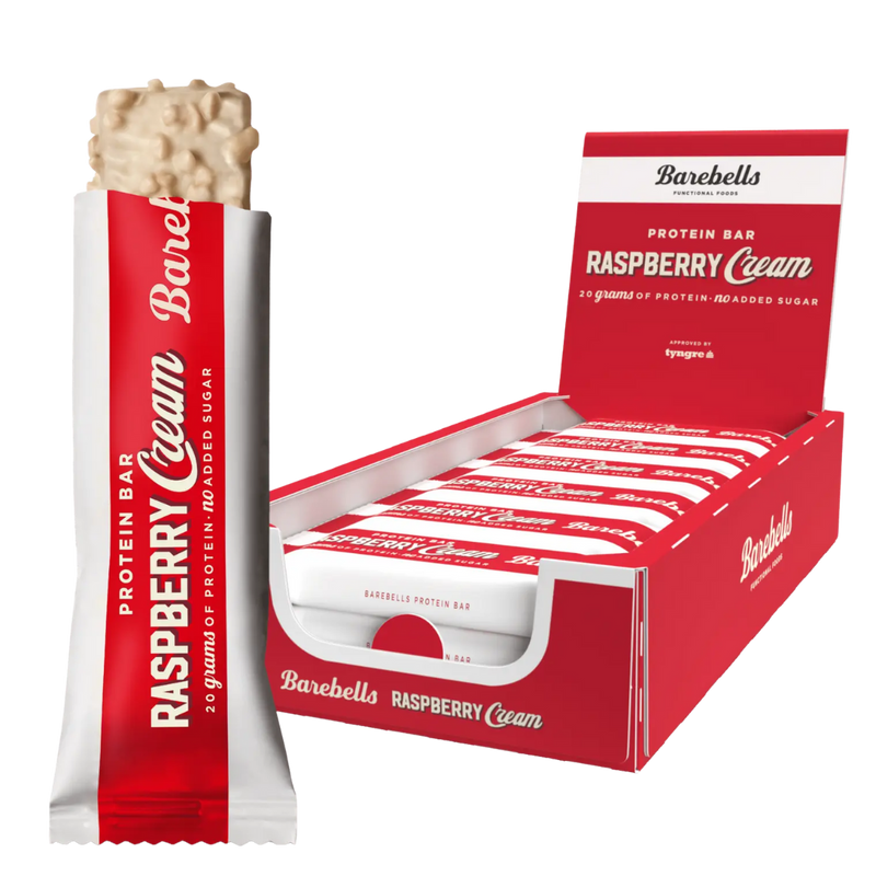 Barebells Raspberry Cream Protein bar 55g - Case of 12