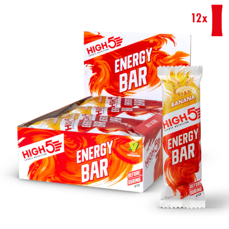 High5 Banana Flavour Energy bar 55g - Case of 12