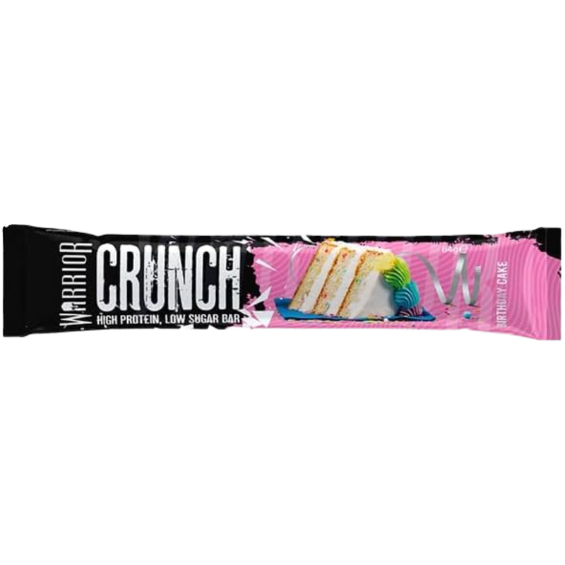 Warrior Crunch Birthday Cake flavour Protein bar 64g - Case of 12
