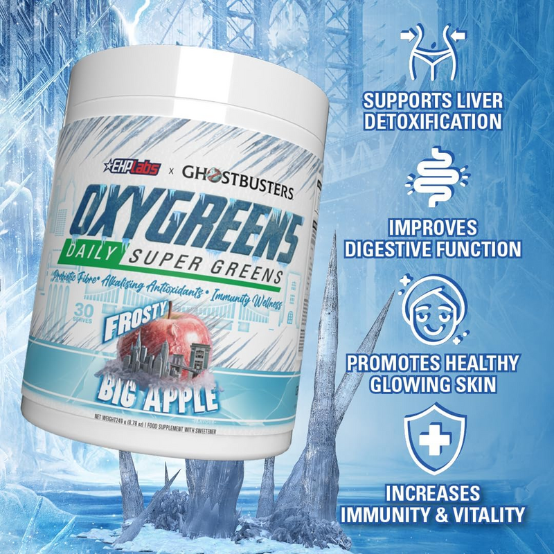 EHP Labs Oxygreens Powder Frosty Big Apple 249g (30 servings)