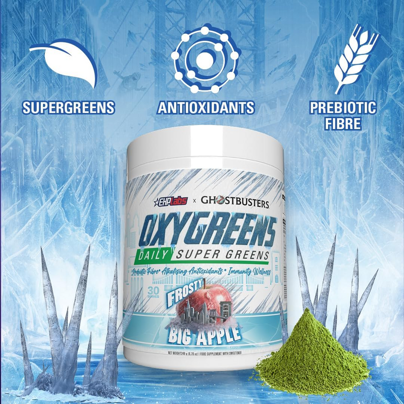 EHP Labs Oxygreens Powder Frosty Big Apple 249g (30 servings)