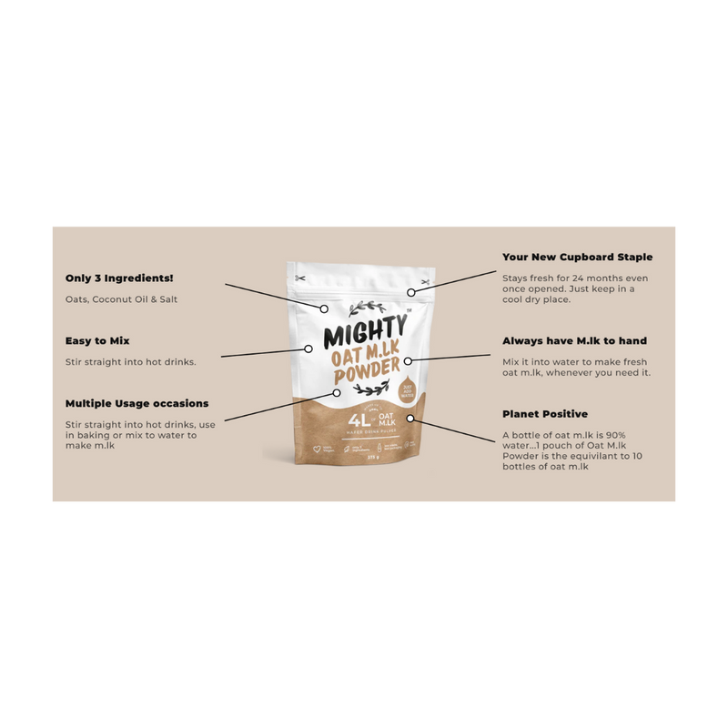 Mighty Oat M.LK Powder 375g
