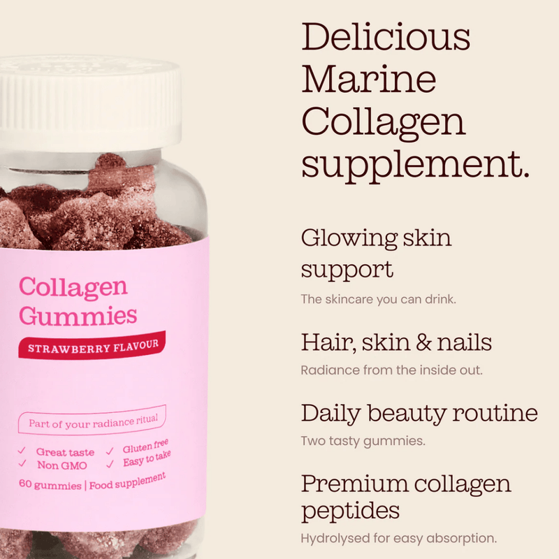 Free Soul Collagen Gummies Strawberry (60 Gummies)