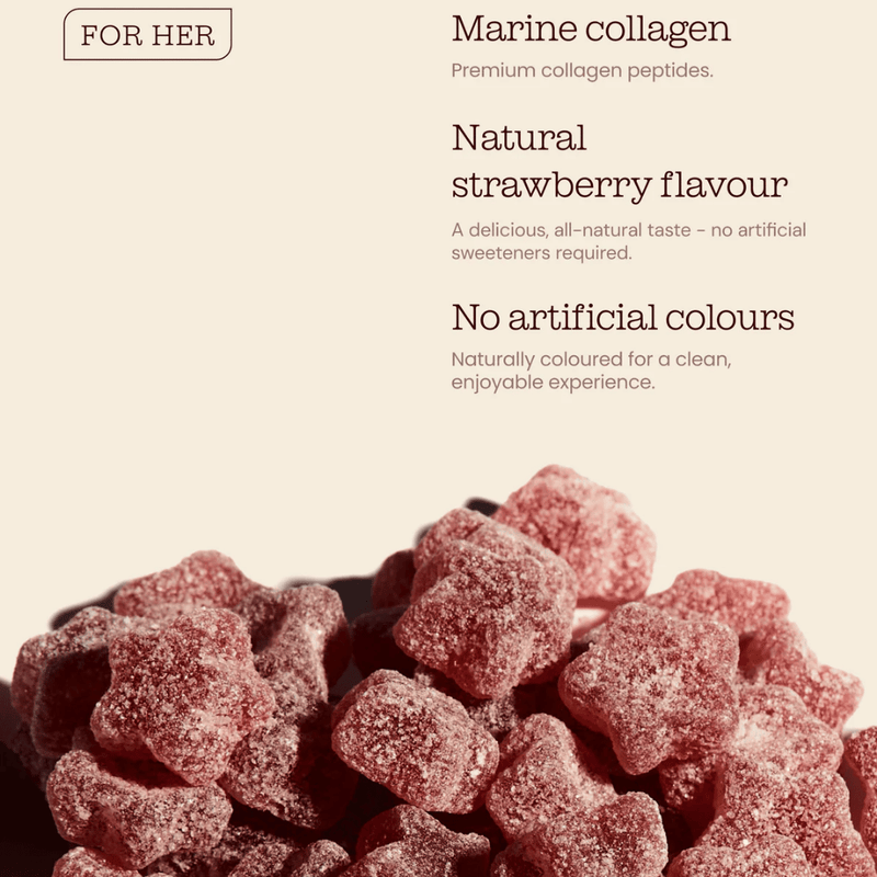 Free Soul Collagen Gummies Strawberry (60 Gummies)