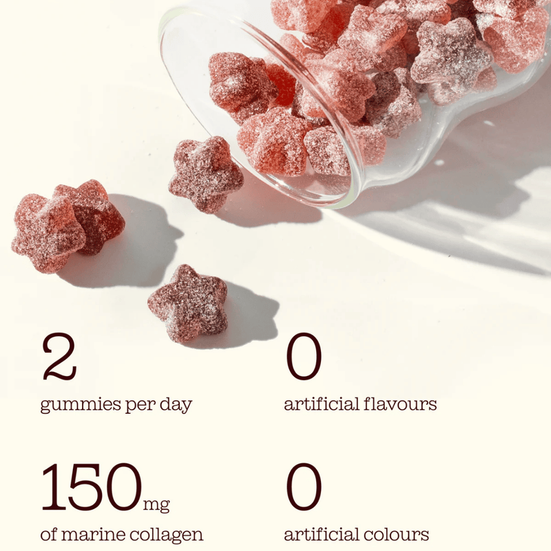 Free Soul Collagen Gummies Strawberry (60 Gummies)