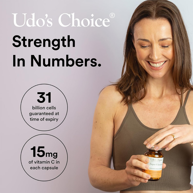Udo's Choice Super 8 Microbiotics - 60 Capsules