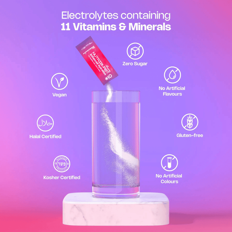 Nutriburst BEAUTY Electrolyte & Vitamin Hydration Powder (Mixed) - 15 Sachets