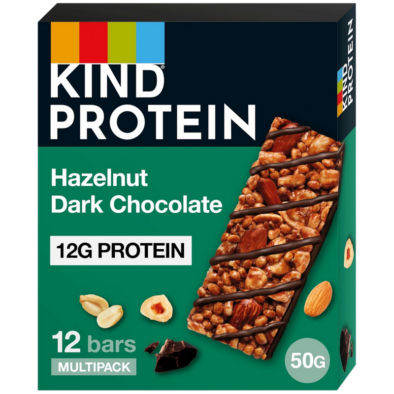 KIND Protein Hazelnut Dark Chocolate Nut bar 50g - Case of 12