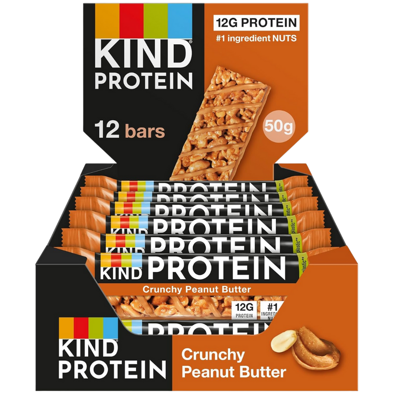 KIND Protein Crunchy Peanut Butter Nut bar 50g - Case of 12