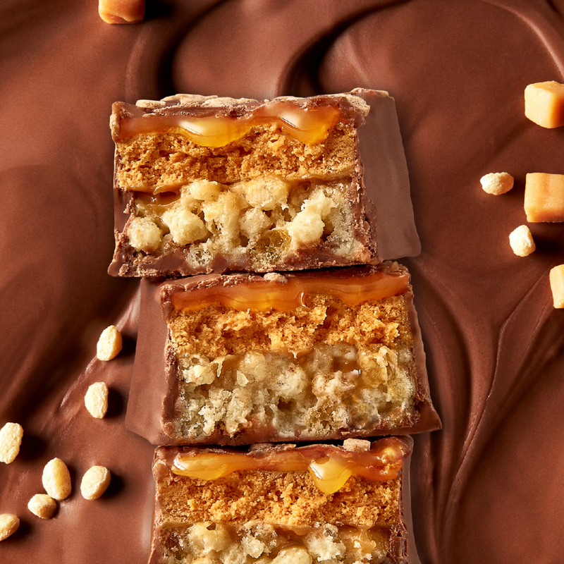 MyProtein Chocolate Caramel Crispy Layered Protein Bar 58g - Case of 12