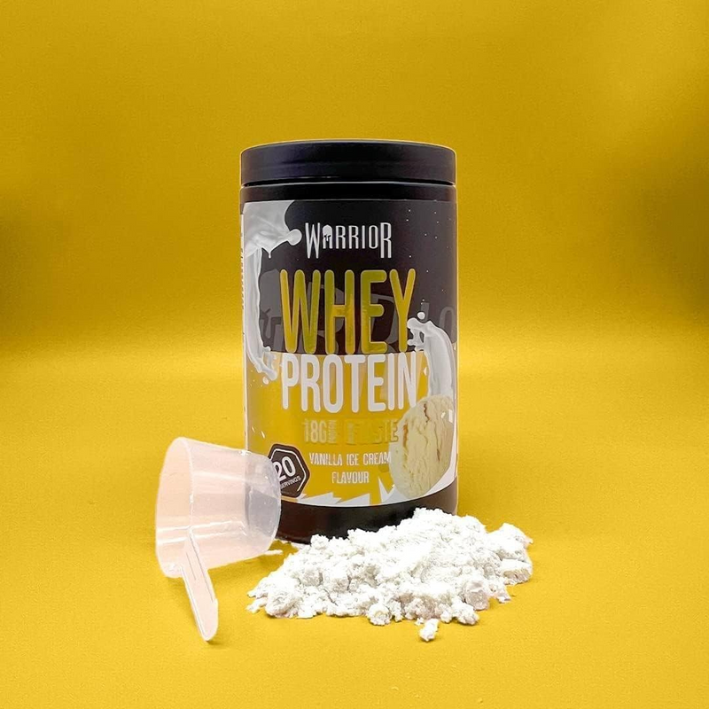 Warrior Vanilla Ice Cream flavour Whey Protein Powder 500g