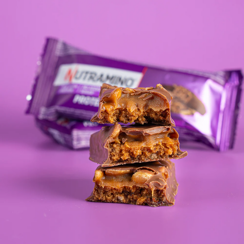 Nutramino Chunky Peanut & Caramel Protein Bar 55g - Case of 12