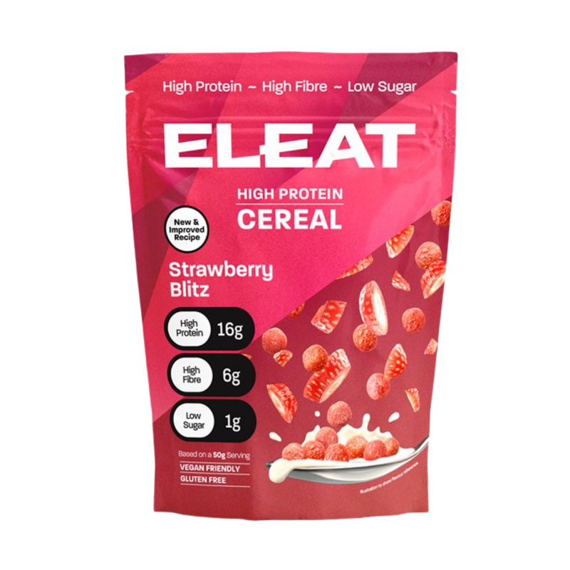 ELEAT Strawberry Flavour High Protein Cereal 250g