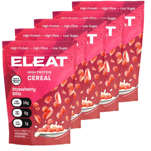 ELEAT Strawberry Flavour High Protein Cereal 250g - Case of 5