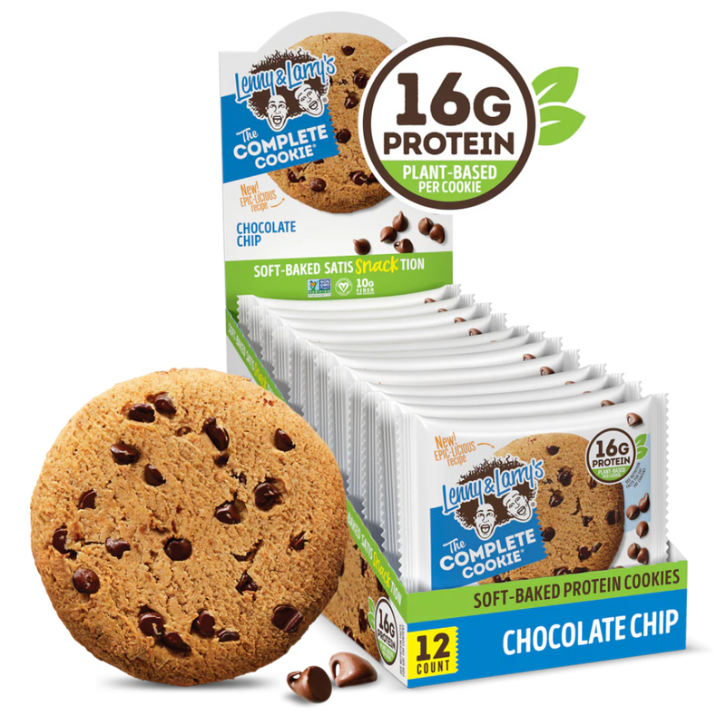 Lenny & Larry's Chocolate Chip Flavour "The Complete Cookie" Protein Cookie 113g - Case of 12