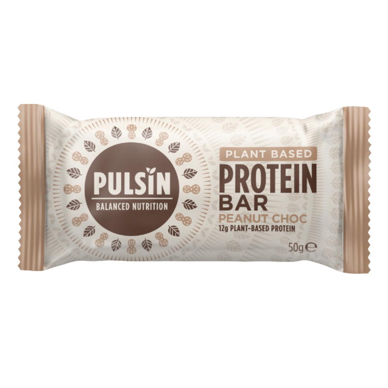 Pulsin Peanut Choc Protein bar 50g - Case of 18