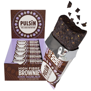 Pulsin Choc Hazelnut Brownie 35g - Case of 18