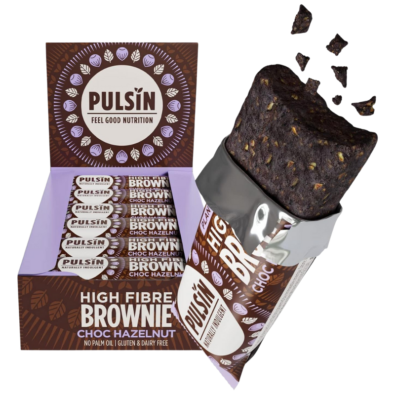 Pulsin Choc Hazelnut Brownie 35g - Case of 18