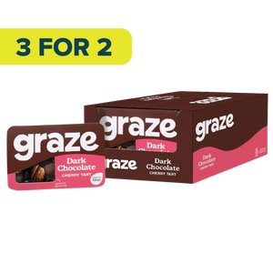 Graze Dark Chocolate Cherry Bar 40g - Case of 9