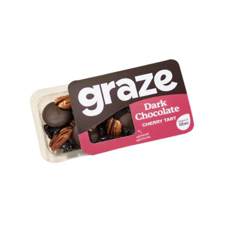 Graze Dark Chocolate Cherry Bar 40g - Case of 9