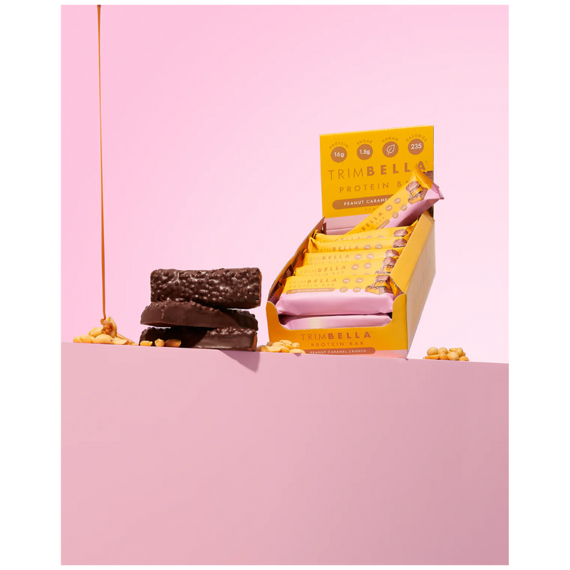 Trimbella Peanut Caramel Crunch Protein bar 60g - Case of 15