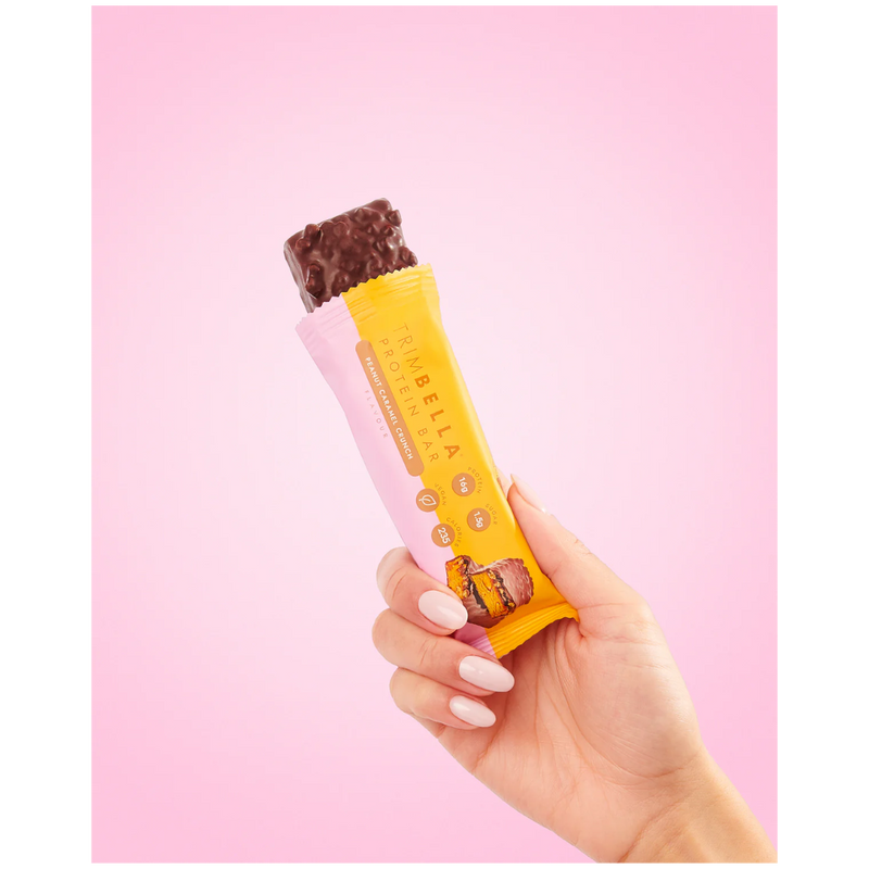 Trimbella Peanut Caramel Crunch Protein bar 60g - Case of 15