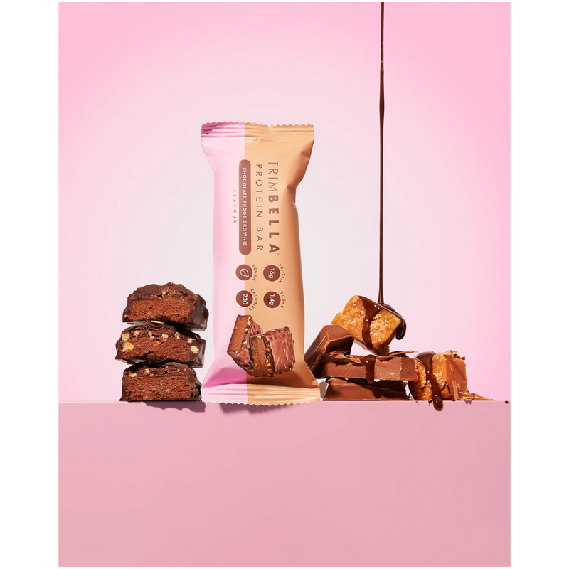 Trimbella Chocolate Fudge Brownie Protein bar 60g - Case of 15