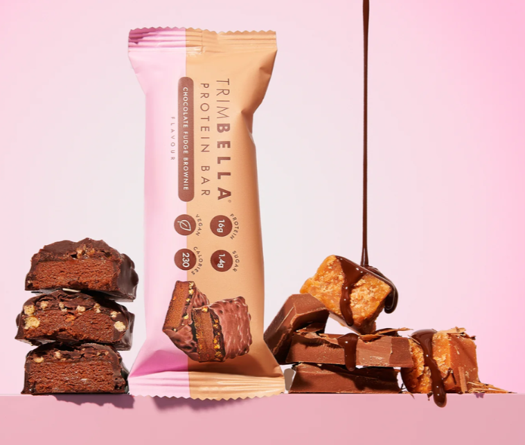 Trimbella Chocolate Fudge Brownie Protein bar 60g