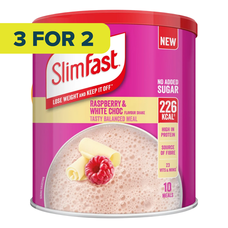 Slimfast Raspberry & White Chocolate Powder Meal Shake 292g (8 meals)