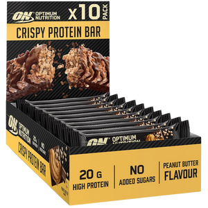 Optimum Nutrition Peanut Butter Crispy Protein bar 65g - Case of 10