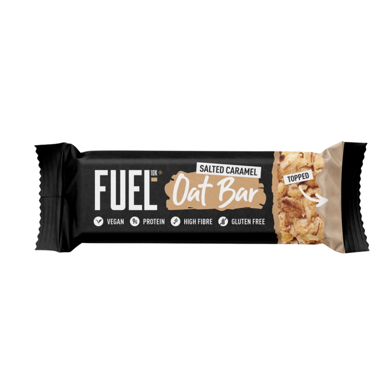 Fuel10k Salted Caramel Topped Oat bars (3 x 45g multipack) - Case of 10 multipacks