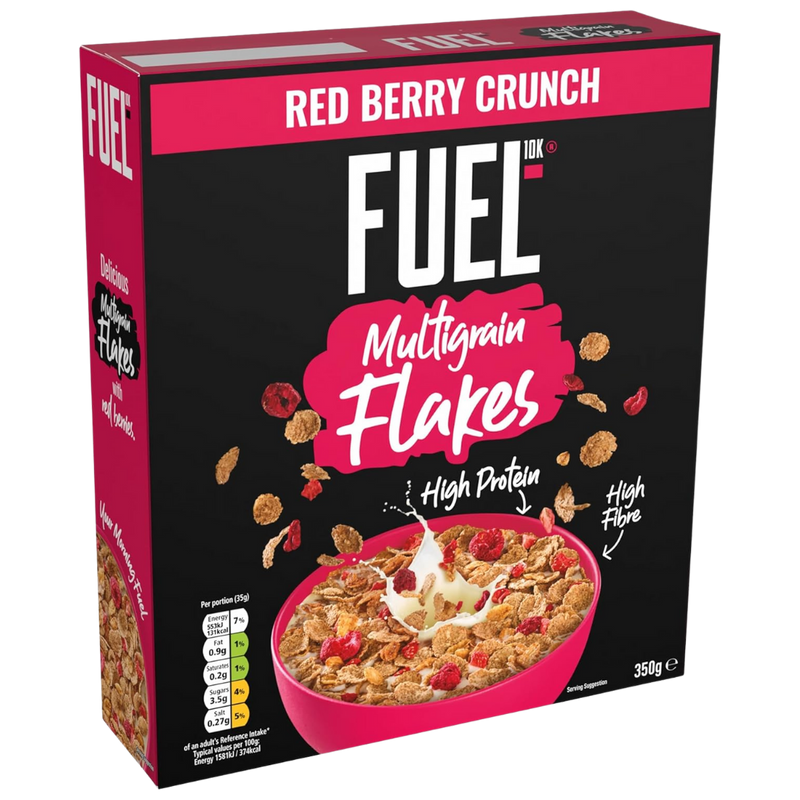 Fuel10k Multigrain Flakes Red Berry Cereal 350g