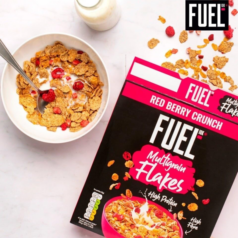 Fuel10k Multigrain Flakes Red Berry Cereal 350g