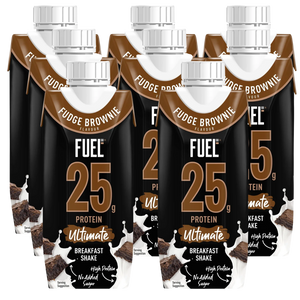 Fuel10k Ultimate Breakfast Shake Fudge Brownie 330ml - Case of 8