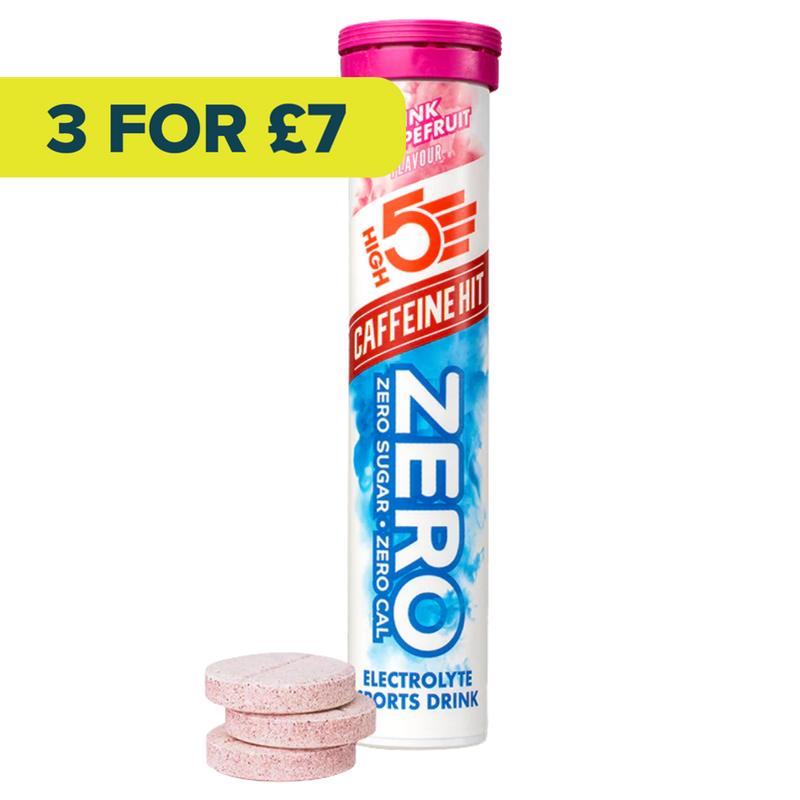High5 Zero Pink Grapefruit Flavour Caffiene Hit Electrolyte Sports Drink tablets (20 tablets)