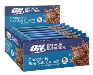Optimum Nutrition Chocolate Sea Salt Crunch protein bar 55g - Case of 12