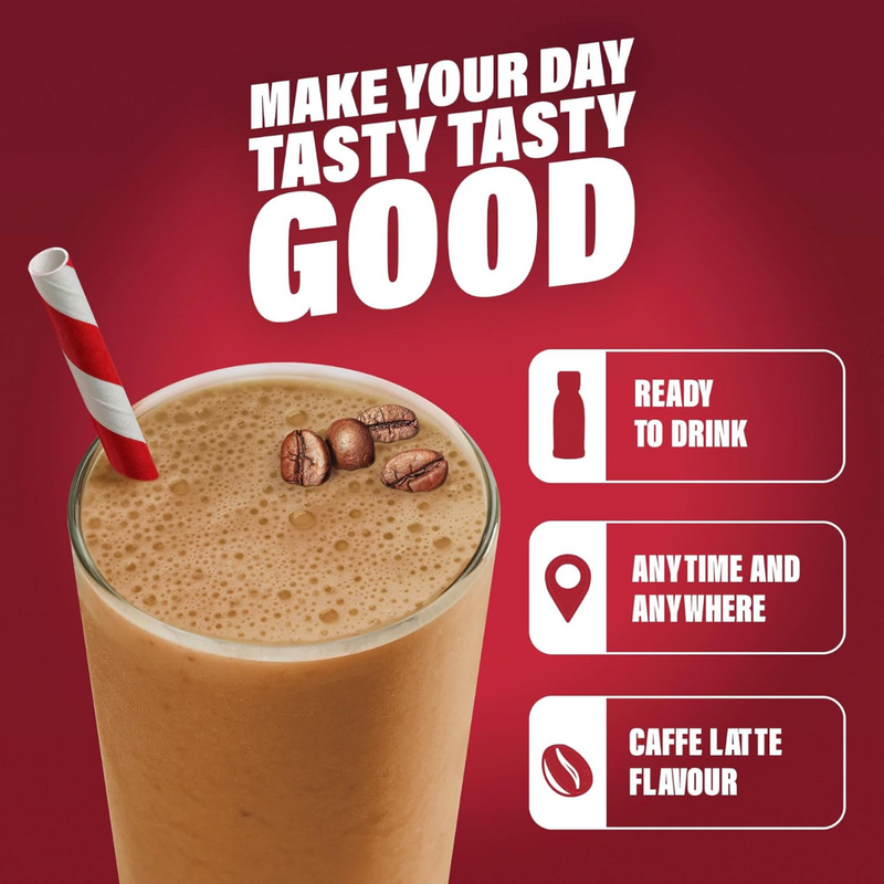 Slimfast Cafe Latte High Protein Meal Shake 325ml - Case of 6