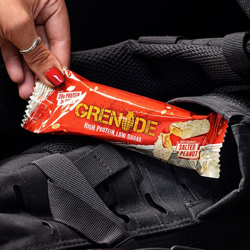 Grenade White Chocolate Salted Peanut Protein Bar 60g - Case of 12