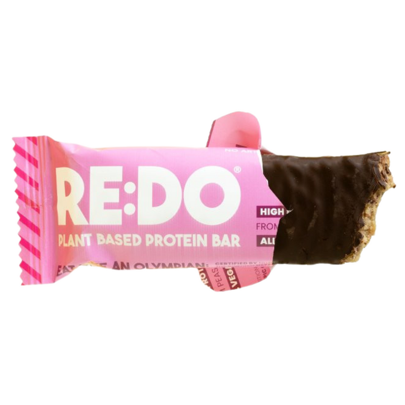 RE:DO Raspberry Flavour Plant Based Protein Bar 60g - Case of 18